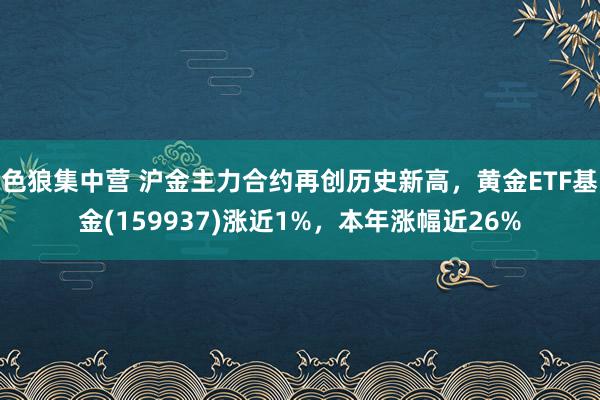 色狼集中营 沪金主力合约再创历史新高，黄金ETF基金(159937)涨近1%，本年涨幅近26%